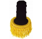 Epaulette Black / Gold Fringe